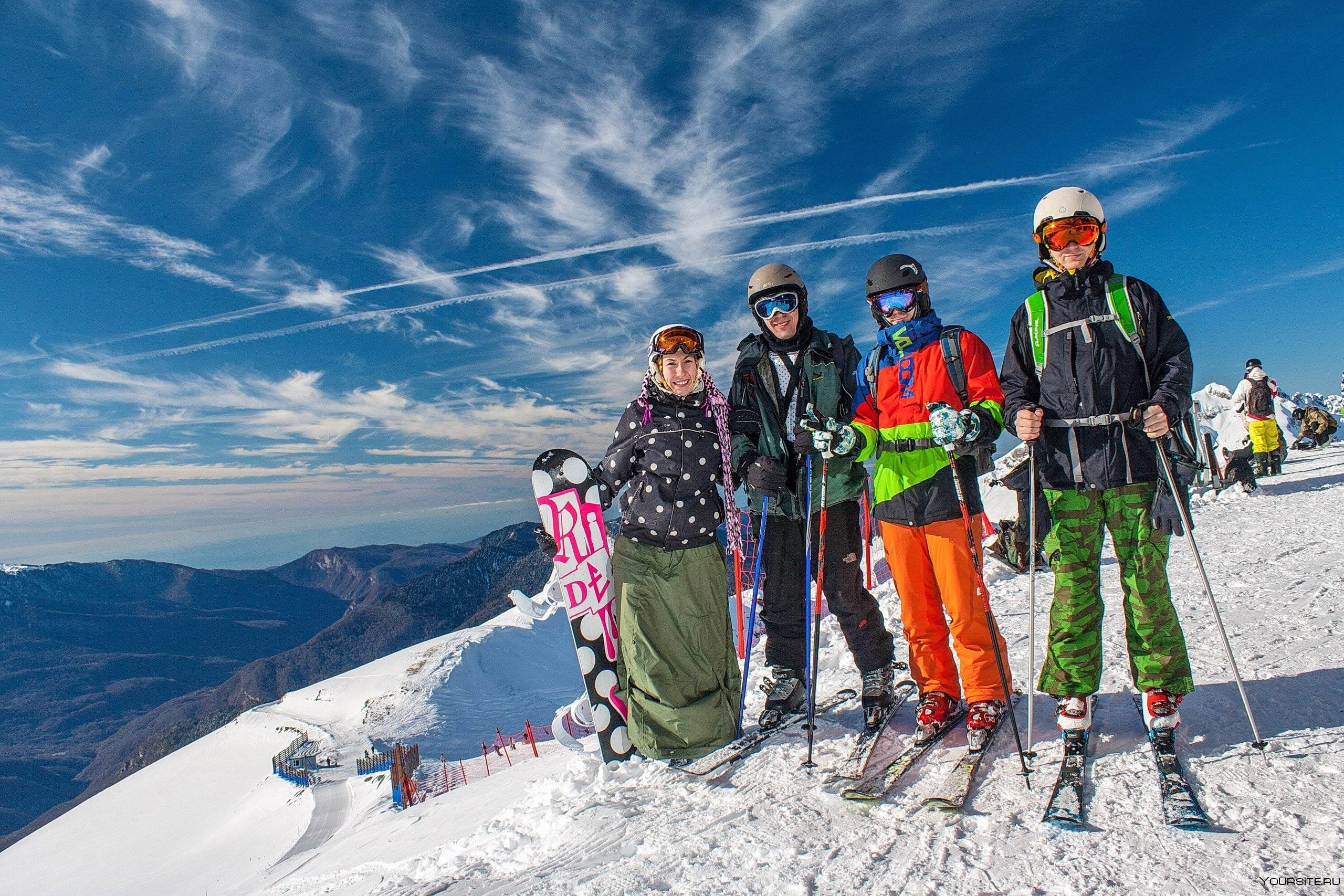 Лучшие места для катания на горных лыжах